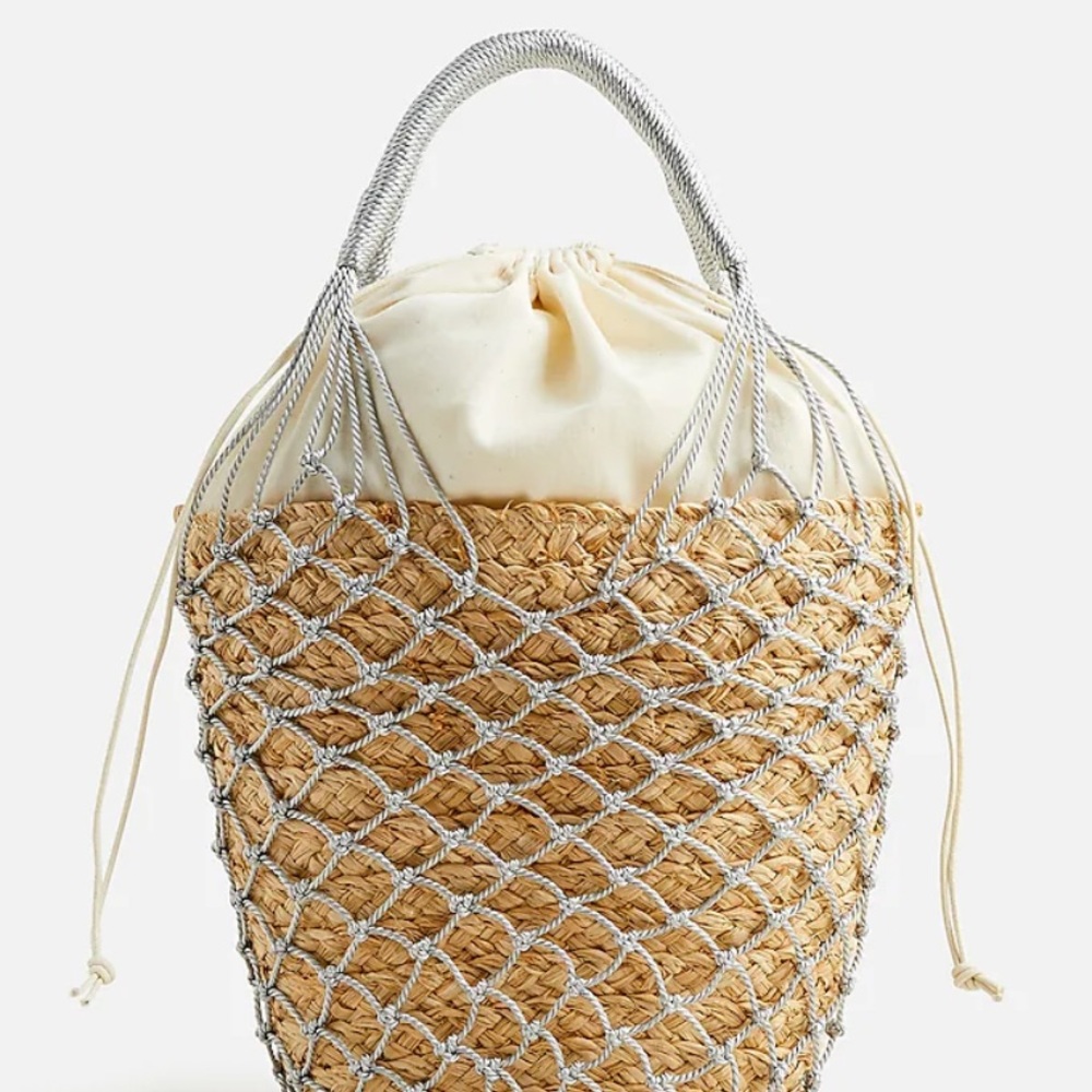 J. Crew Sedona Bucket Bag In Straw - Picture 6 of 7